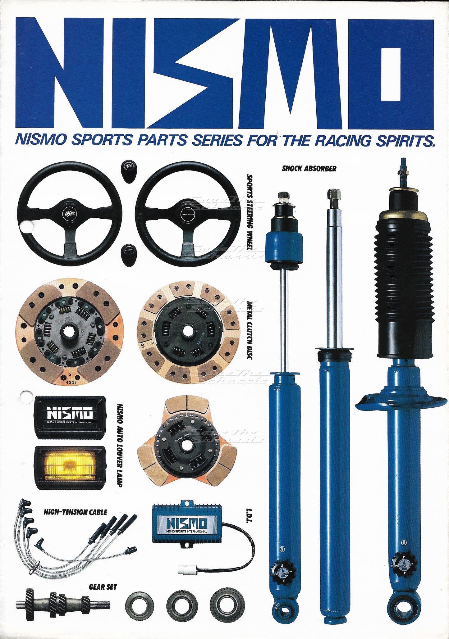 Nismo Sports Parts Series Racing Spirit Catalog