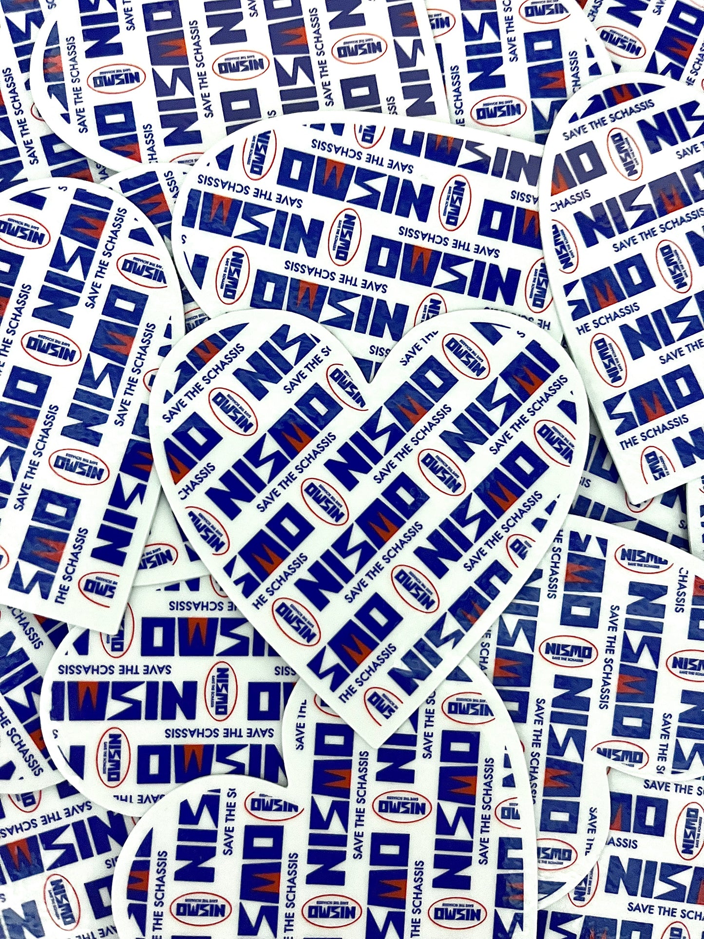 Nismo Save The SChassis Heart Decal
