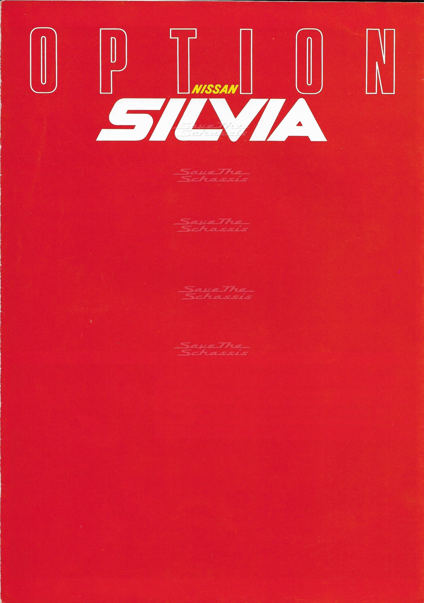 Nissan Silvia S110 Optional Parts Catalog