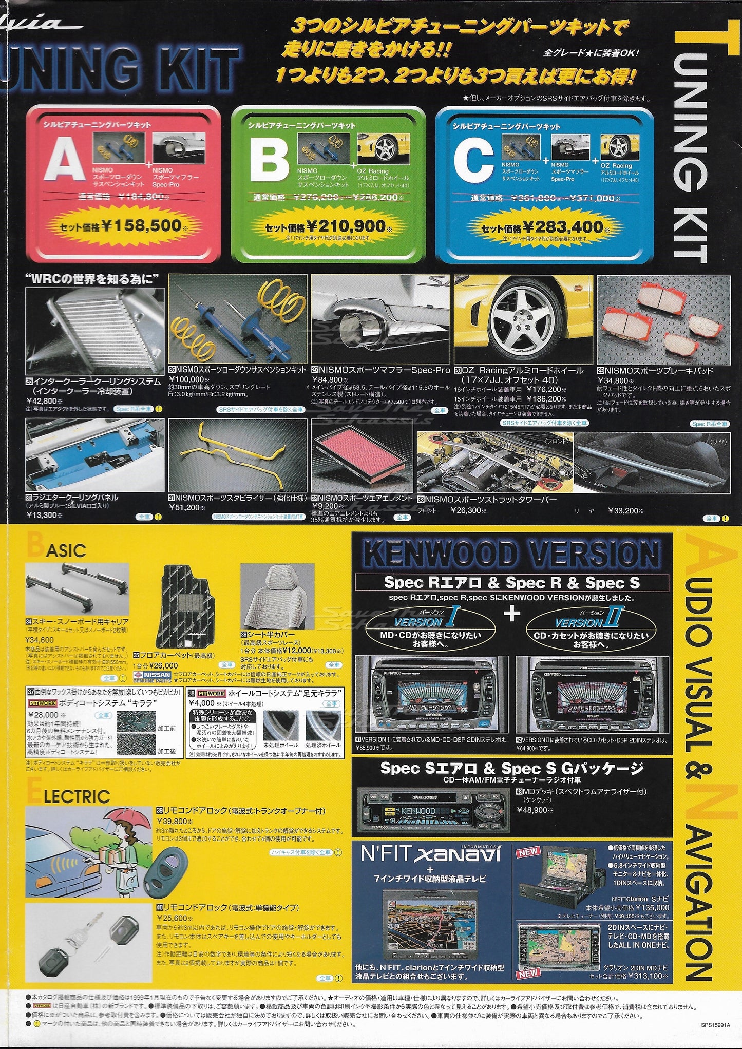 Nissan Silvia S15 Price List Catalog