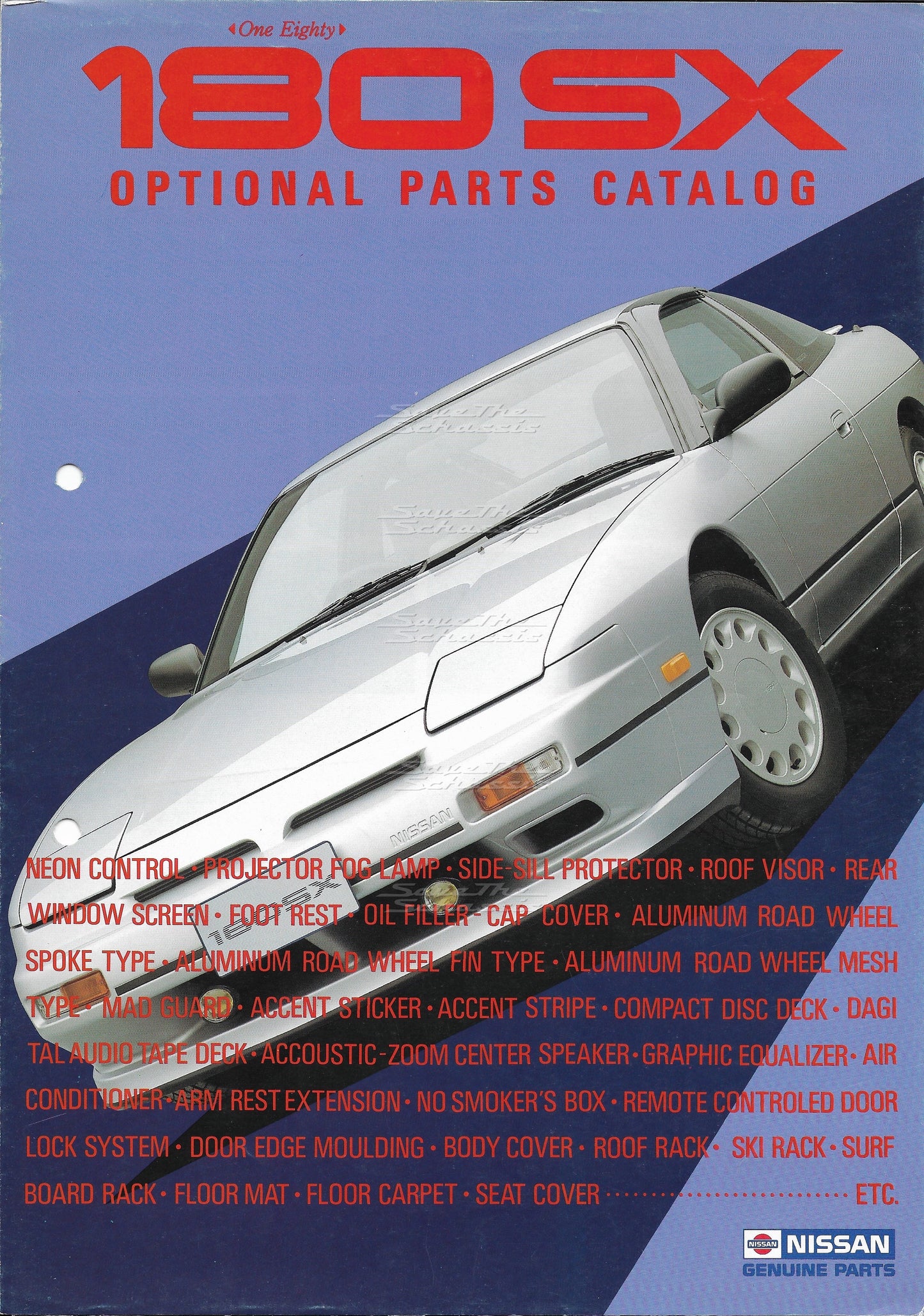Nissan 180SX S13 Optional Parts Catalog