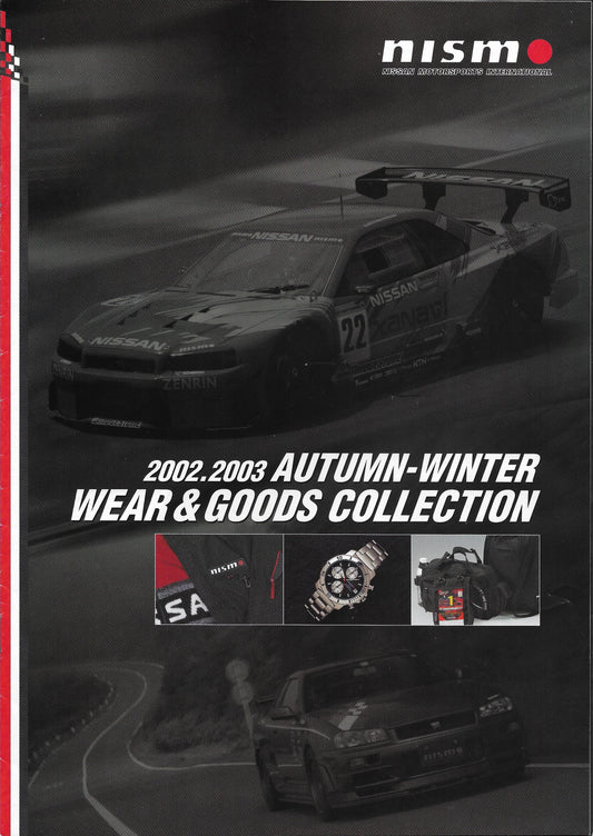 Nismo 2002-2003 Autumn-Winter Wear & Goods Collection Catalog