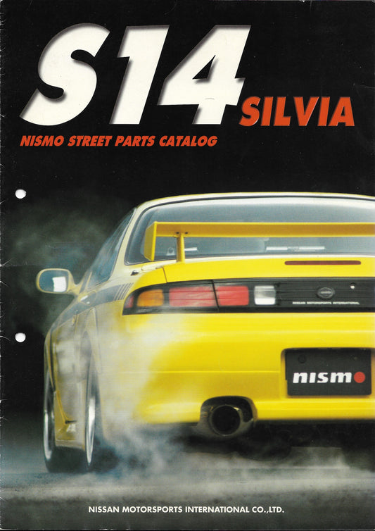 Nissan Silvia S14 Nismo Street Parts Catalog