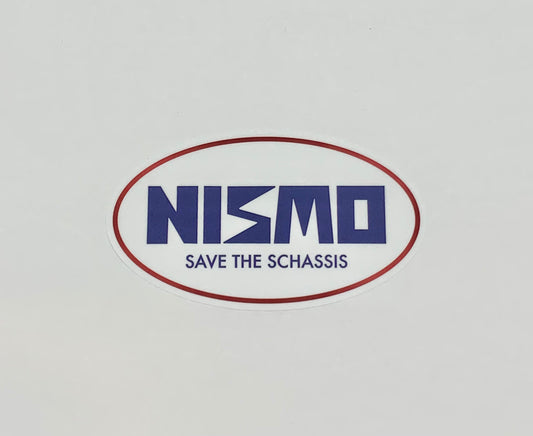 Nismo Save The SChassis Sticker