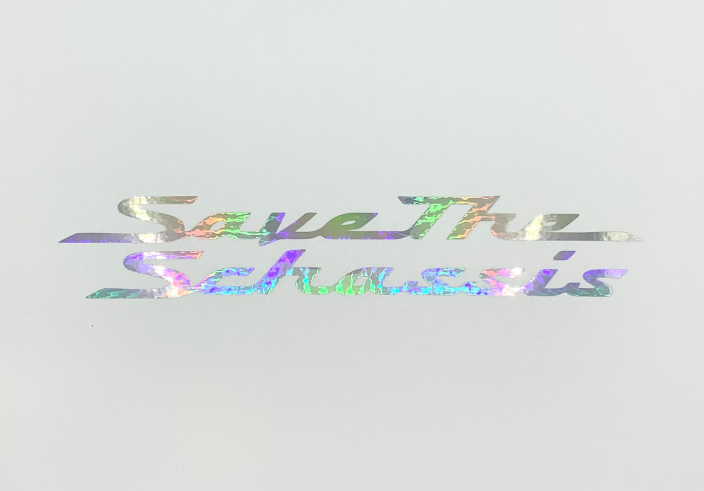 Save The SChassis S15 Style Decal